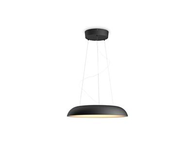 Philips Hue White Ambiance Amaze Lampada a Sospensione Smart, Bluetooh, 39 W, Nera, con Telecomando Hue Dimmer Switch Incluso