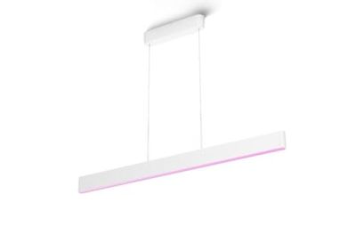 Philips Hue White and Color Ambiance Ensis, Lampada a Sospensione LED Smart, 2 x 39 W, con Bluetooth, Nero
