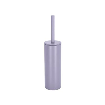 Spirella Akira Toilet Brush with Holder Stainless Steel Lavender Matt, Steel, Purple, 9x39cm