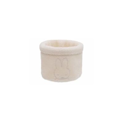 Jollein Teddy Miffy Panier d'entretien en coton et polyester 14 x 18 cm Naturel