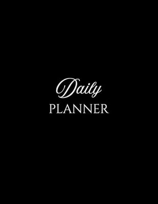 DAILY PLANNER NOTEBOOK - Black Cover (Paperback)