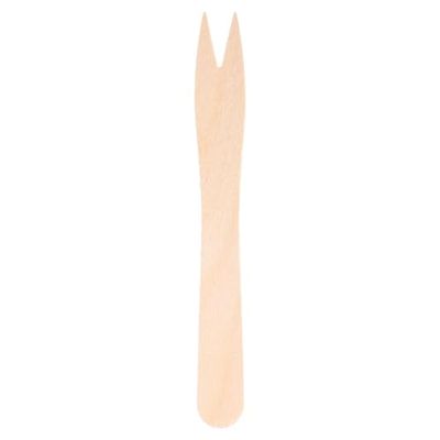García de Pou 500 Unidades - Picks Patatas Fritas Enfundados 8,5 Cm Natural Madera
