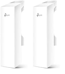 TP-Link CPE210 Point d'Accès Extérieur Wi-FI 2.4GHz 300 Mbps 9DBi, Noir (Lot de 2)