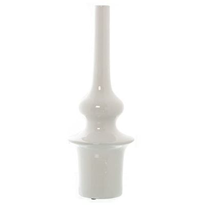 JARRÓN CERÁMICA BLANCO 54CM °19X54CM
