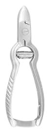 BIFULL Pince à Ongles Droite Professionnelle 12 cm, Noir, Estandar