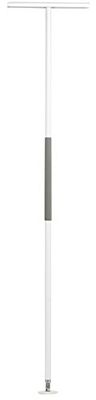 SuperPole Basic Floor Mounted Grab Rail, Assists Standing, Rransferring or Moving in Bed, Features Rubber Pads to Preven Floor& Ceiling Damage, Grab Rail, Increases Patient Safety, Mounting Support