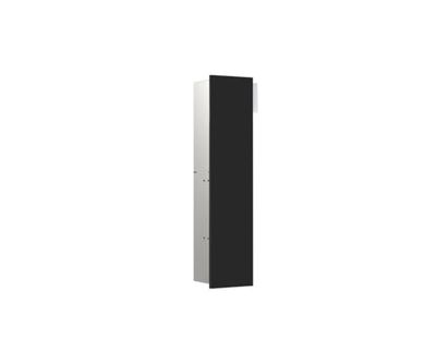 Emco Modulo WC ASIS Pure fermata porta destra, a incasso, 1 anta 730 mm, nero opaco
