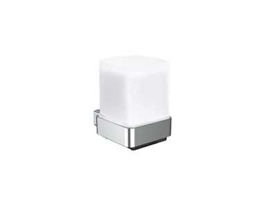 emco Loft - Dispenser di sapone liquido con sensore con batteria, alimentato a batteria, cromato