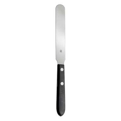 Hammacher Spatola in acciaio inox 18/8 con manico in legno, lunghezza lama 100 mm, lunghezza 190 mm