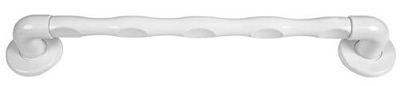 Alberts 141103 Poignée | dans les versions nervurée ou ergonomique | en plastique | blanche | longueur de la poignée 464 mm