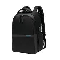 monolith Laptop Rucksack mit Ags Technologie, Sac à Dos Mixte, Noir, Mittelgroße