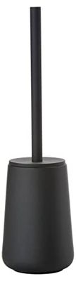 Zone Denmark Brosse WC, en Porcelaine, Noire, 10,3 cm