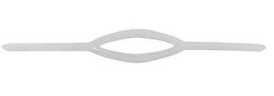 Seac Anti-allergeen Polymeer SLT Vervangende band voor duikmasker, transparant, 16mm