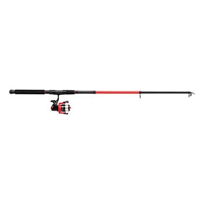 Mitchell Catch Pro Tele Spin Combo, Fishing Rod and Reel Combo, Spinning Combos, Predator Fishing,Pike/Perch/Zander/Trout, Unisex, Red, 2.4m | 10-50g