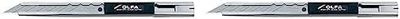 Olfa 9150US SAC-1 Slimline Stainless Steel Graphics Knife, Silver (Pack of 2)