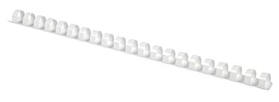 OFFICE PRODUCTS 20241015-14 plastic bindrug 100 stuks DIN A4 10 mm (65 pagina's) bindingskammen plastic binding | kunststof | kleur: wit