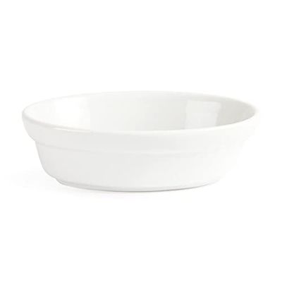 Ovalado de porcelana cuenco de pie/44 (H) X 145 (W) X 104 (D) mm – Cantidad de la caja: 6. b005zd0 m6y