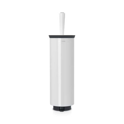 Brabantia Profile Escobilla de baño con Soporte, Acero Inoxidable, Blanco, Normal