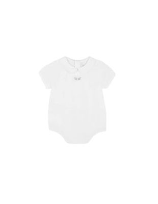 Gocco Body Unisex Baby Shirt, Optisch wit, 3 Maanden