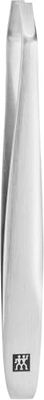 ZWILLING Pinzetta angolata (per spennare le sopracciglia, punte ruvide e perfettamente calibrate, ipoallergeniche), argento, 90 mm