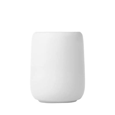 Blomus Sono Vaso para cepillos de Dientes, Cerámica y Silicona, Micro Chip, H 11 cm, Ø 8,5 cm, V 0,3 l