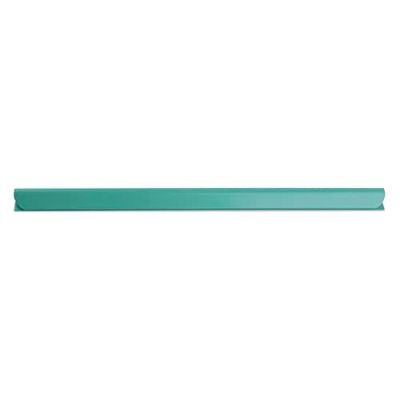 Donau Universal Spine Bars/DIN A4 / 8 mm for Approx. 80 Sheets/Clamping Strip for Privacy Screen Strips/Mounting Clips/PVC Plastic/Green Pack of 10