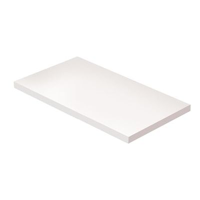 Baikal Werkblad van hout voor de badkamer, van melamine, 16 mm, tafelblad, verschillende uitvoeringen en maten, combineerbaar met elk modulair meubelstuk van het merk