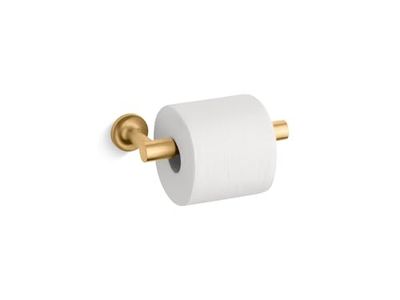 Kohler K-14377-2MB Purist Toilet Paper Holder, Vibrant Brushed Moderne Brass
