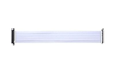 Lian Li 600mm PCIe 4.0 Riser Cable - Flexible GPU Extension, White