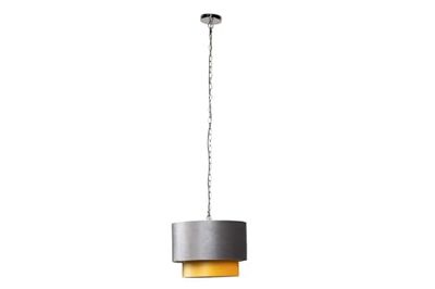 LAMPARA DE TECHO METAL-POLIESTER 45x45x149 CM
