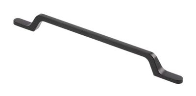 GTV - Uchwyt meblowy FLAVIO - uchwyt uchwyty meblowe - rozstaw otworów 160 mm - zamak - czarny matowy