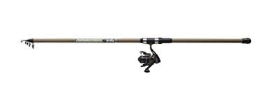 Mitchell Tanager Camo II Light/Strong Combo, hengel en haspel combo, spincombo's, ideaal voor beginners of gelegenheidsvissers, Unisex, groene camo, 3 m | 15-50 g
