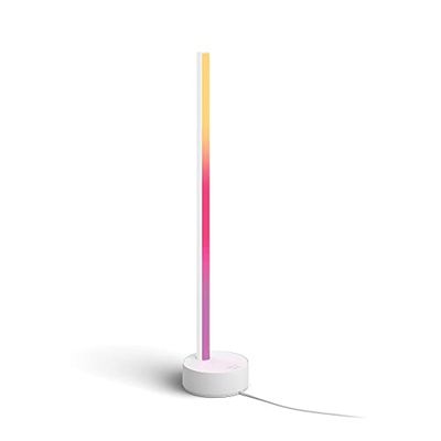 Philips Hue White and Color Ambiance Gradient Signe, Lampada da Tavolo LED, Smart, 16 Milioni di Colori, con Bluetooth, Bianca