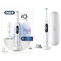 Oral-B iO – 8S – Go Electric – Cepillo eléctrico recargable, 1 cepillo blanco con tecnología magnética, pantalla a colores, 1 cabezal y 1 funda de viaje Premium