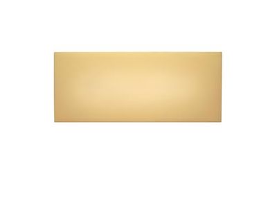 WIN REST Tête de lit Delta rembourrée en Similicuir doré, Design uni et sans Couture, 90 x 60 cm pour Lits de 90 cm