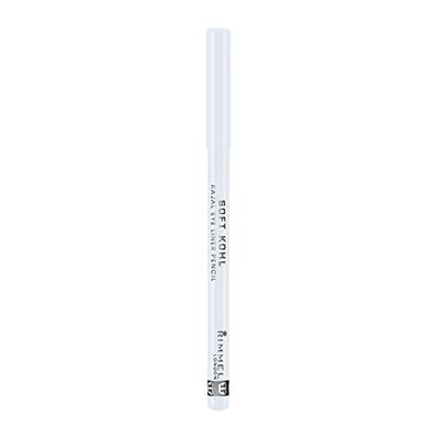 Rimmel London Soft Khol Eyeliner, Pure White, 1.2 g