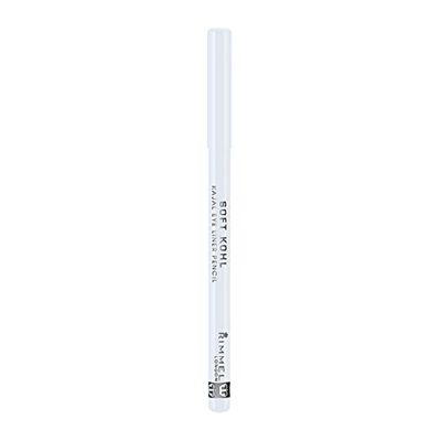 Rimmel London Soft Khol Eyeliner, Pure White, 1.2 g