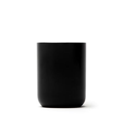 Excelsa Nordic Set med 6 svarta glas, sprutat glas, kapacitet 350 ml.