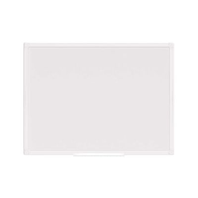 MAUL Lavagna magnetica MAULprimo 45 x 60 cm, con vassoio per pennarelli, magnetica, scrivibile e cancellabile a secco, montaggio in orizzontale e verticale, bianco