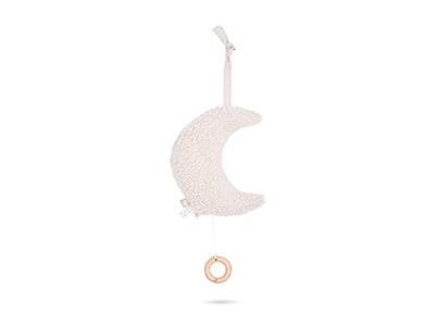 Jollein 043-001-66046 Musical Box Moon Teddy Plush Nougat (20 x 15 cm)