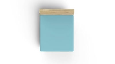 Premium Ranforce Queen XL passande lakan, 150 x 200 + 40 cm, 100% bomull, 155 trådantal: turkos | mjuk, hållbar, maskintvättbar vid 30 °C