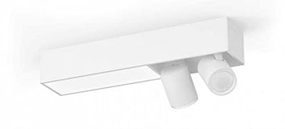 Philips Hue Centris 2 spotlights vit: taklampa, GU10 spotlights + LED-modul, Philips Hue White and Color, Zigbee & Bluetooth, trådlös, kompatibel med Amazon Alexa, Google Home Assistant och Siri