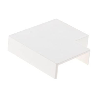 Lot de 4 angles plats 30 x 10mm - Blanc - Zenitech
