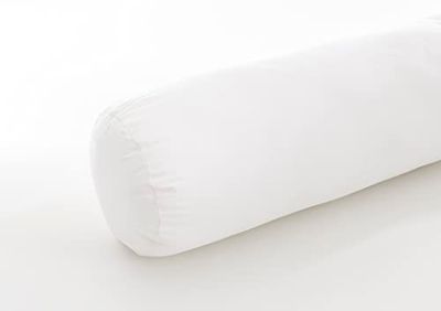 Abeil Almofada cilíndrica "Doces sonhos" poliéster branco – 90 cm