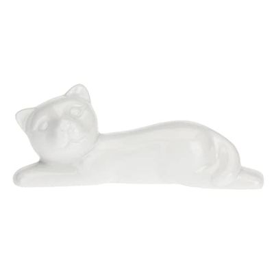 la Porcellana Fattoria Cat Chopsticks Stand Gift Box, Porcelain, White, 25 x 7.5 x 9 cm