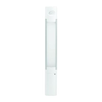 SIMON - Faixa de luz LED residente, lâmpada LED de teto, ideal para interiores e armários, bateria de lítio, carregamento USB, design ultrafino, sensor de fio duplo de 1,3 W, cor branca