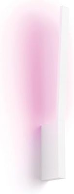 Philips Hue White and Color Ambiance Liane, Lampada da Parete Smart, Bluetooh, 12W, Bianco