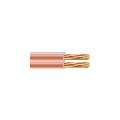 Brightium Transparante parallelle kabel 2 x 0,75 mm², flexibel en robuust, ideaal voor laagspannings-elektrische verbindingen en doe-het-zelfprojecten.