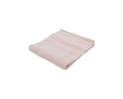 Domiva - MAXI PRINTED LANGE 100x100cm OLD PINK COTTON GASE