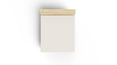 Ranforce Sábana Bajera Ajustable tamaño Queen XL, 100% algodón, Color Crema, 150 x 200 + 40 cm, 155 Hilos, 117 g/m², Lavable a máquina a 30 °C, Suave y Duradera
